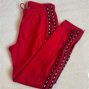 NWOT Red Victorias Secret PINK Track Pants